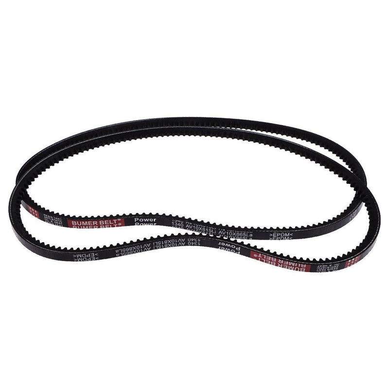 DURAFORCE 2X Alternator Belt 6686683 for Bobcat MT52 MT55 MT85 Mini Track Loader