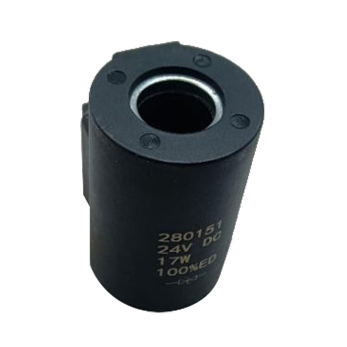 DURAFORCE New Solenoid Valve Coil 24V 17W for Bucher 280239 Liebherr 10333044