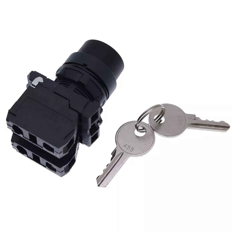 DURAFORCE Ignition Switch w/2 Keys 122512GT for Genie Lift S-40 S-60 S-80 Z-20/8 Z-30/20