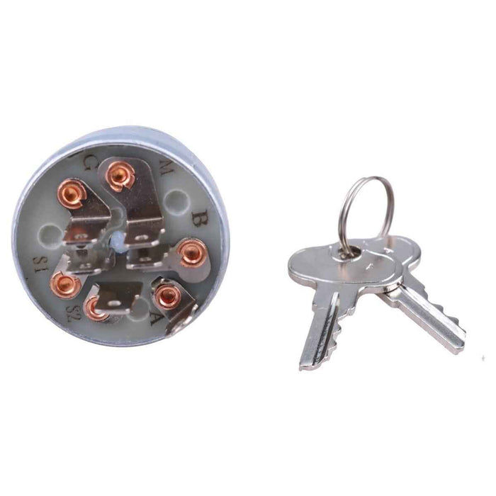 DURAFORCE Starter Ignition Key Switch AM101561 AUC12631 TCA22740 For John Deere RX63 RX75