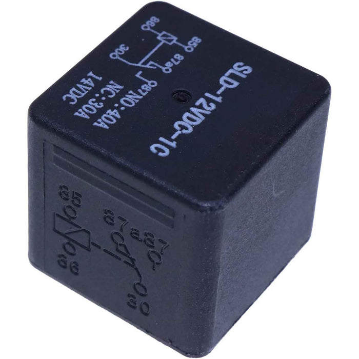 DURAFORCE 12V 40A Relay 87436836 For New Holland B110 B115 B90B B95 T9.390 T9.450 Case