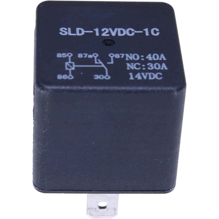 DURAFORCE 12V 40A Relay 87436836 For New Holland B110 B115 B90B B95 T9.390 T9.450 Case