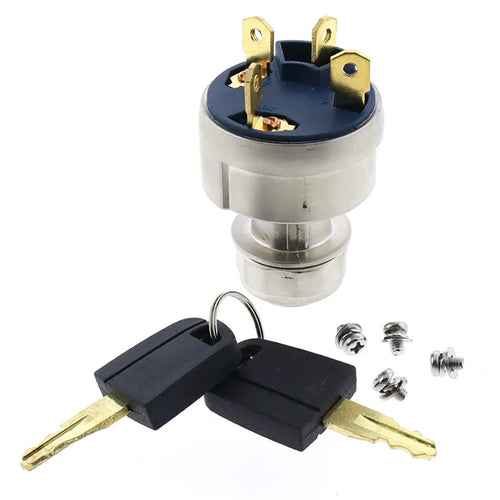 DURAFORCE 4 Terminal Ignition Switch 2373530 w/Key For CAT 303CR 305CR Engine K4N S4L2