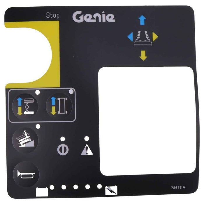 DURAFORCE Gen 4 Control Box Overlay Decal 78673 78673GT for Genie GS-1530 GS-1930 GS-1932