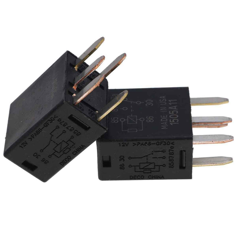 DURAFORCE 2Pcs Relay 7219044 for Bobcat S450 S510 S530 S550 S570 T450 T550 T590 T595 T870