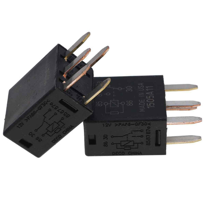 DURAFORCE 2Pcs Relay 7219044 for Bobcat S450 S510 S530 S550 S570 T450 T550 T590 T595 T870