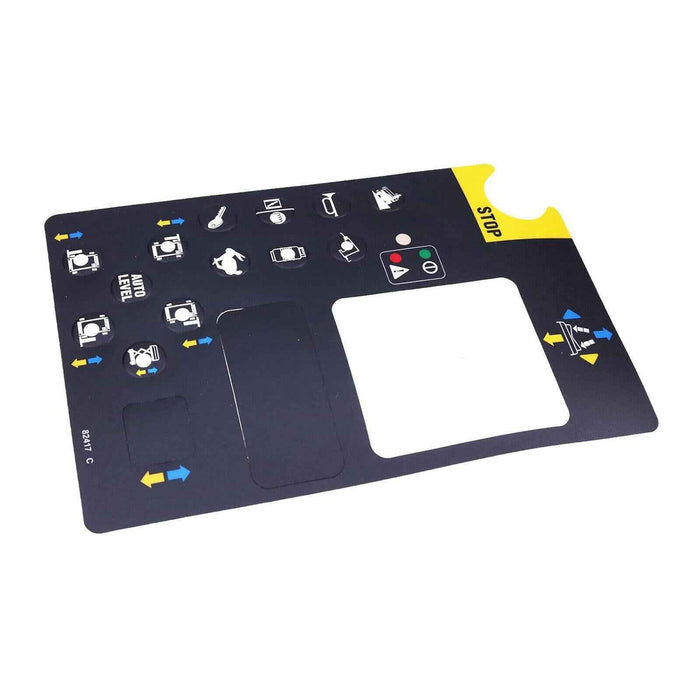 DURAFORCE Platform Control Panel Decal 82417GT 82417 For Genie GS-2668 RT GS-4390 GS-5390
