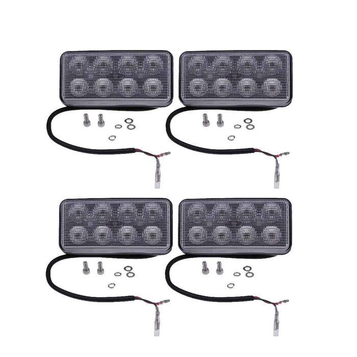 DURAFORCE 4X Led Work Light V0511-53510 for Kubota SVL65-2 SVL65-2C SVL75-2 SVL75-2C SVL90