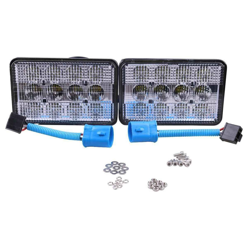 DURAFORCE 2x LED Headlight RE58638 RE195219 for John Deere 5104 5220 5310 5420 5503 5510