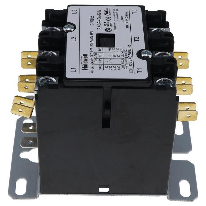DURAFORCE New 3 Pole 40 Amp 120V Coil Definite Purpose Contactor SA-3P-40A-120V