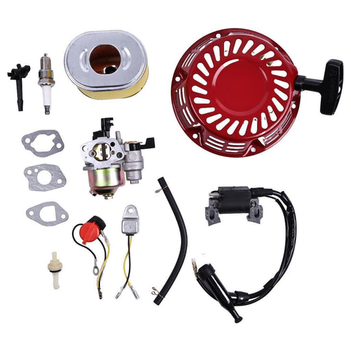 DURAFORCE Carburetor Ignition Coil Recoil Starter for Honda GX140 GX160 GX200 5.5HP 6.5HP
