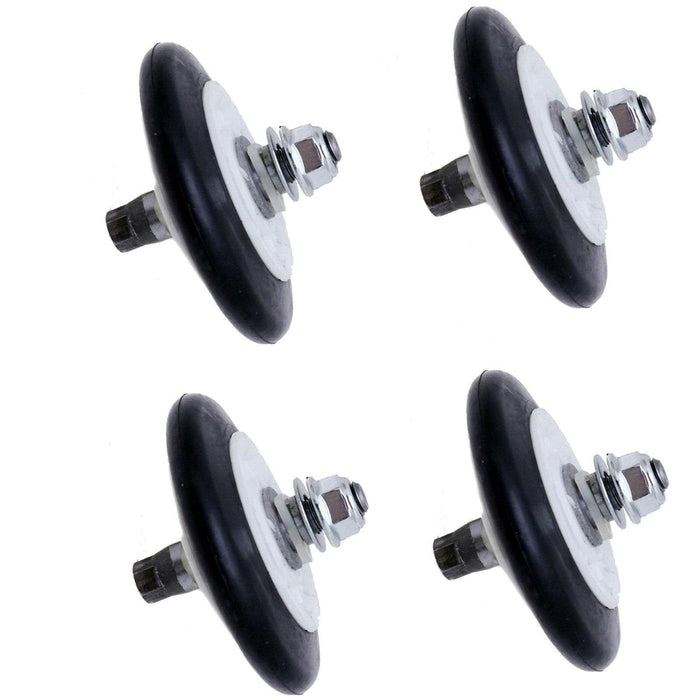 DURAFORCE (4-Pack) Dryer Drum Roller Assembly For LG Dryers 4581EL3001A 4581EL2002C