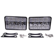 DURAFORCE 2X LED Headlight AL75338 For John Deere 5220 5510 6010 6110 6210 6300 7400 7610