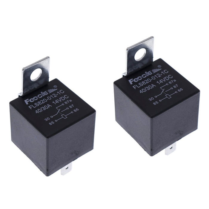 DURAFORCE 2Pcs 12V 5 Pin Ignition Relay 307-2562 307-1886 for Onan Generator Run Stop