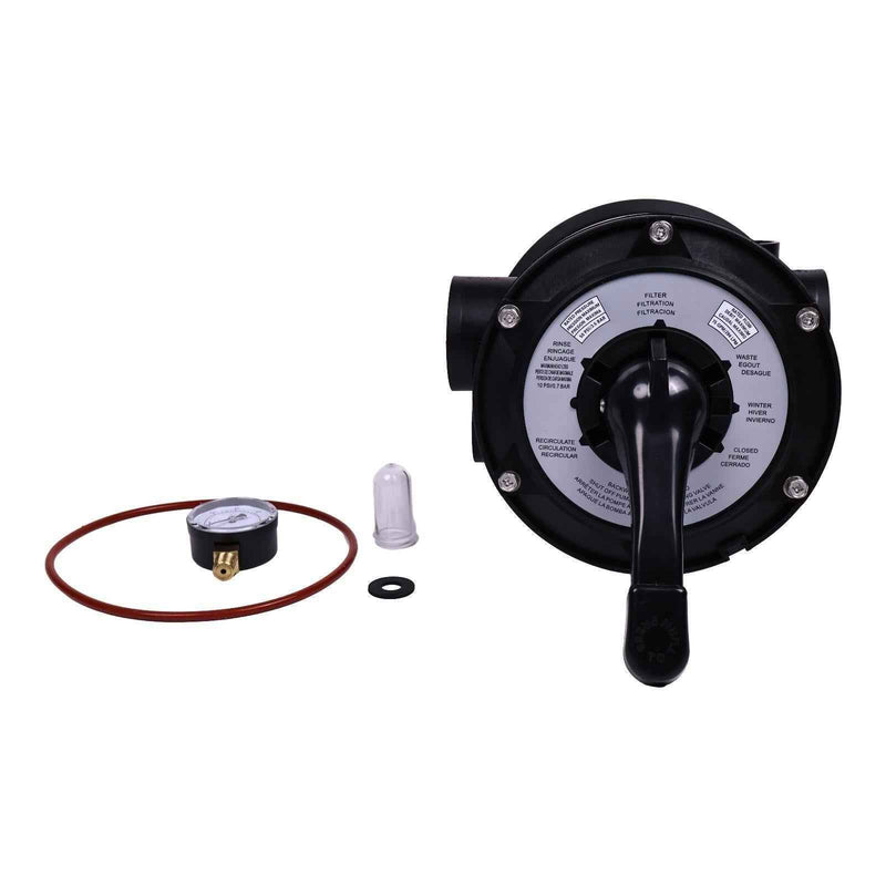 DURAFORCE Vari-Flo Control 1-1/2" FIP Top Mount Multiport Valve SP0714T for Hayward