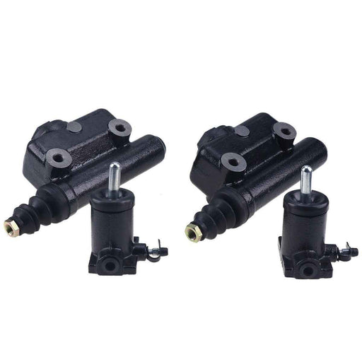DURAFORCE 2 Sets Brake Master Slave Cylinder Kit A51976 L25419 For Case Backhoe 480C 580C