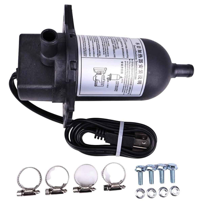 DURAFORCE Block Heater TPS151GT8-000 for Perkins Engine 1500 Watt 120V 12.5 Amps w/Plug