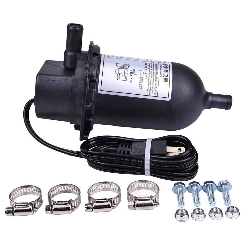 DURAFORCE Block Heater TPS151GT8-000 for Perkins Engine 1500 Watt 120V 12.5 Amps w/Plug