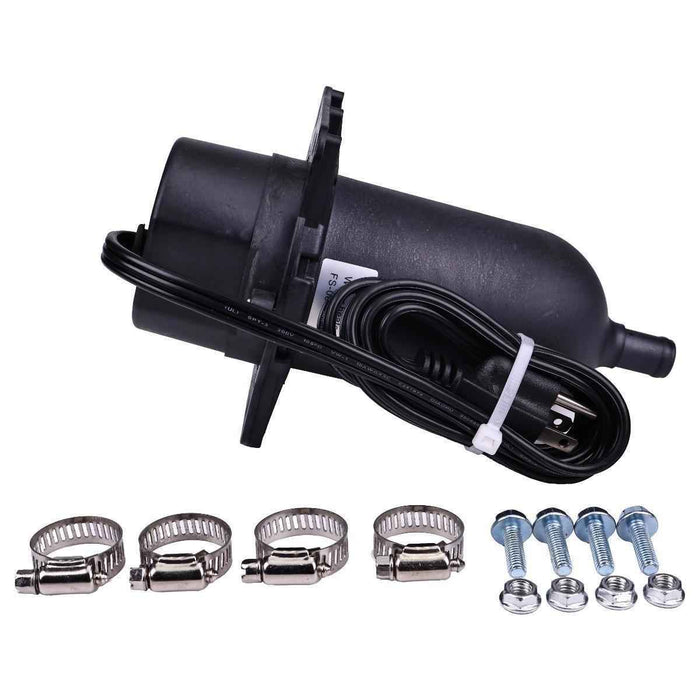 DURAFORCE Block Heater TPS151GT8-000 for Perkins Engine 1500 Watt 120V 12.5 Amps w/Plug