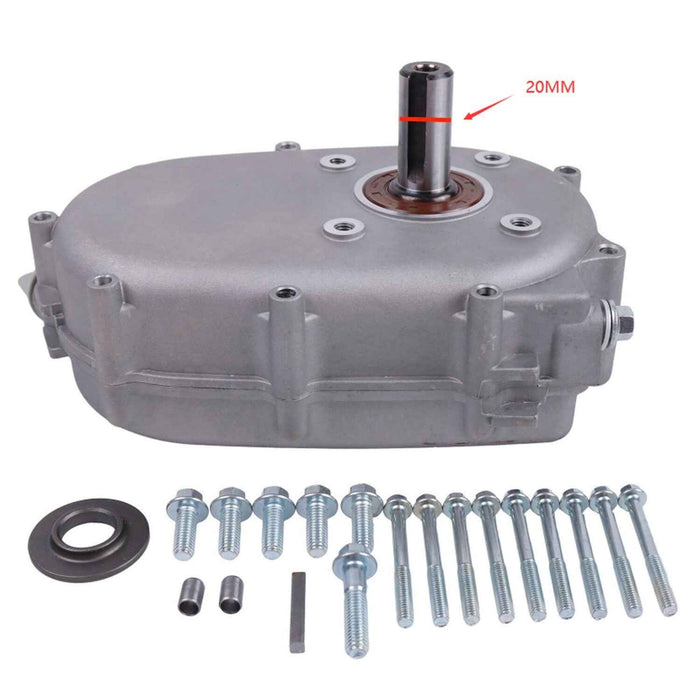 DURAFORCE 20MM Complete 2:1 Reduction Gearbox w/Wet Clutch Fit for Honda GX200 GX160