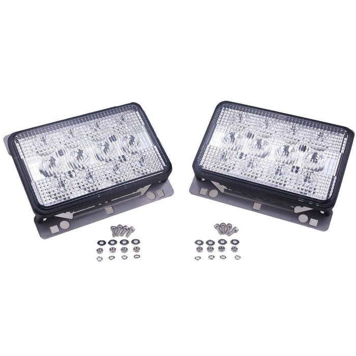 DURAFORCE 2Pcs LED Headlight AL152328 RE269110 For John Deere 5045D 5055D 5625 6120 6320+