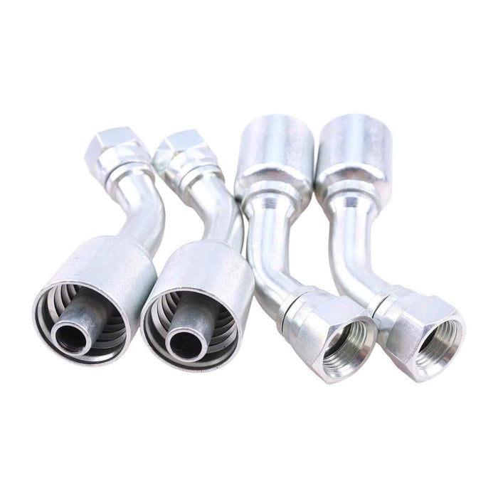 DURAFORCE 10Pcs Hydraulic Hose Fitting w/ 1/2" JIC Female for Parker 1/2" Hose 10643-8-8
