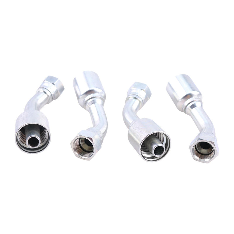 DURAFORCE 10Pcs Hydraulic Hose Fitting w/ 1/2" JIC Female for Parker 1/2" Hose 10643-8-8