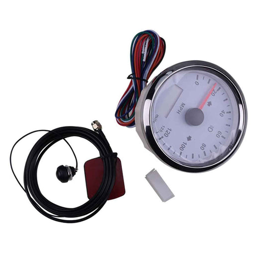 DURAFORCE 125MPH GPS Speedometer Adjustable for Boat Car 3 3/8 12V 24V w/Backlight