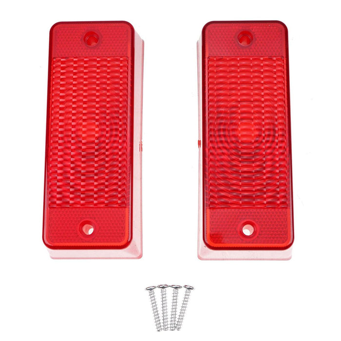 DURAFORCE 2X 6672276 Red Tail Light Lens For Bobcat 553 S150 S160 T250 T300 T320 T450 T550