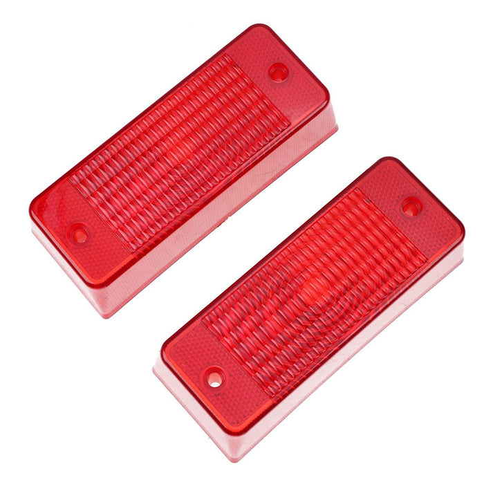 DURAFORCE 2X 6672276 Red Tail Light Lens For Bobcat 553 S150 S160 T250 T300 T320 T450 T550