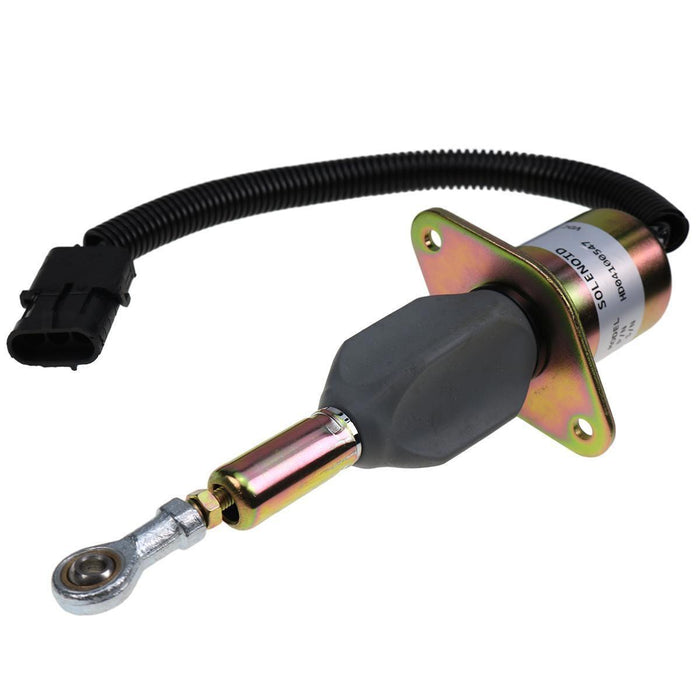 DURAFORCE 24V Stop Solenoid SA-4335-24 J930234 for Case 9040B 9045B 721B 721C 821B 821C