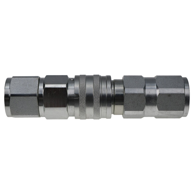 DURAFORCE 3/4" SAE 5/8" Body Flat Face High Flow Hydraulic Quick Coupler For Kubota Bobcat