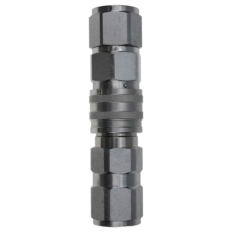 DURAFORCE 3/4" SAE 5/8" Body Flat Face High Flow Hydraulic Quick Coupler For Kubota Bobcat