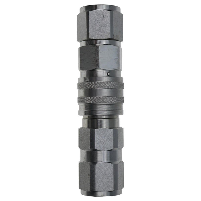 DURAFORCE 3/4" SAE 5/8" Body Flat Face High Flow Hydraulic Quick Coupler For Kubota Bobcat