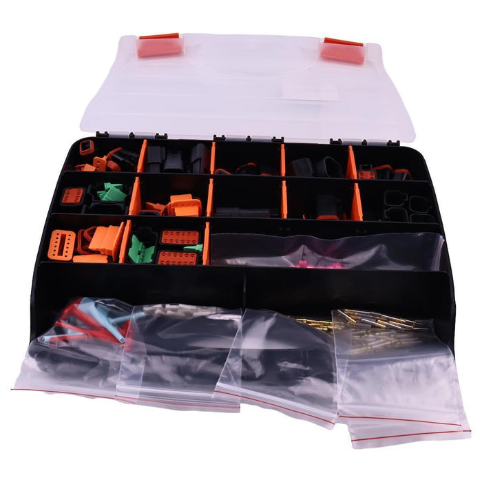 DURAFORCE Electrical Connector Kit 175-3700 W/CP-463 Crimp Tool forCaterpillar C3.3B 3508B