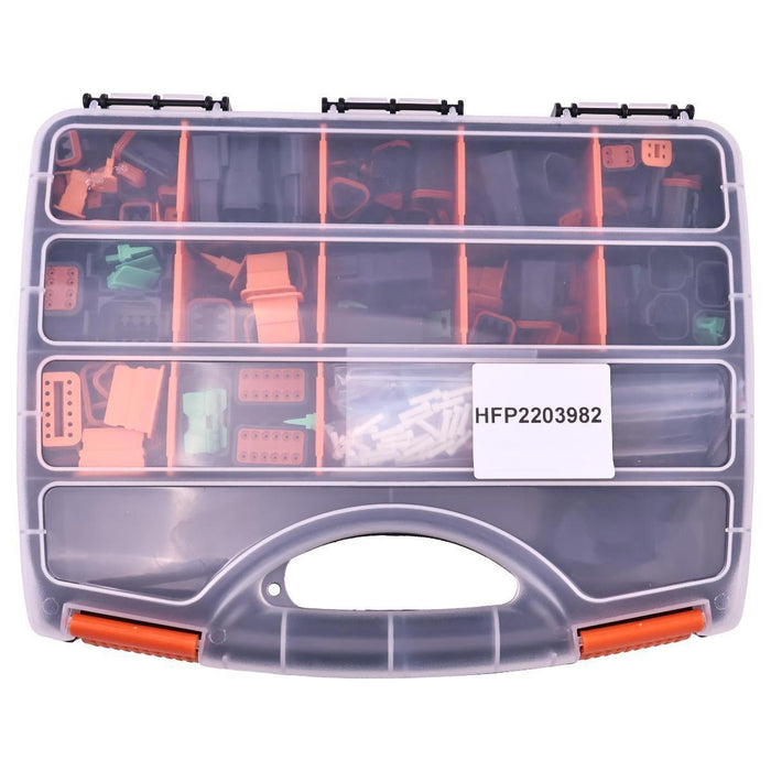 DURAFORCE Electrical Connector Kit 175-3700 W/CP-463 Crimp Tool forCaterpillar C3.3B 3508B