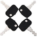 DURAFORCE 4Pcs Keys 68920 For Kubota B, BX, F, GR, ZD, ZG and ZP series Mowers and UTV's
