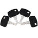 DURAFORCE 4Pcs Keys 68920 For Kubota B, BX, F, GR, ZD, ZG and ZP series Mowers and UTV's