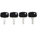 DURAFORCE 4Pcs Keys 68920 For Kubota B, BX, F, GR, ZD, ZG and ZP series Mowers and UTV's