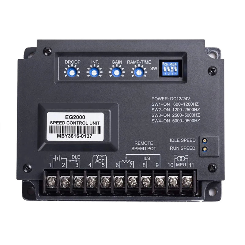 DURAFORCE EG2000 ESC2301-A Electronic Engine Speed Governor Generator Controller Panel