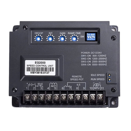 DURAFORCE EG2000 ESC2301-A Electronic Engine Speed Governor Generator Controller Panel