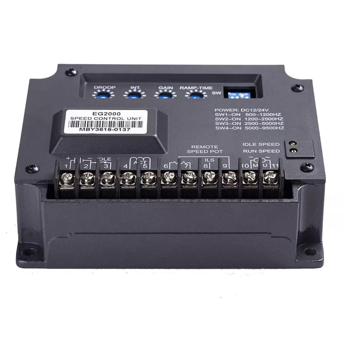 DURAFORCE EG2000 ESC2301-A Electronic Engine Speed Governor Generator Controller Panel
