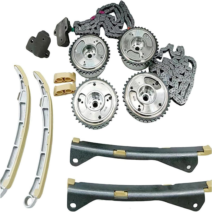 DURAFORCE Timing Chain Kit 24410-3CGA3 24350-3CGA1 for Kia Stinger Sedona 3.3L 15-2021