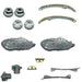 DURAFORCE Timing Chain Kit 24410-3CGA3 24350-3CGA1 for Kia Stinger Sedona 3.3L 15-2021