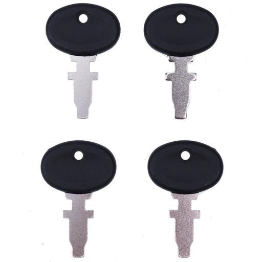 DURAFORCE 4Pcs Ignition Key TX10998 TX17477 for Long Tractor 310 320 445 560 610 2360 2510