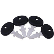DURAFORCE 4Pcs Ignition Key TX10998 TX17477 for Long Tractor 310 320 445 560 610 2360 2510