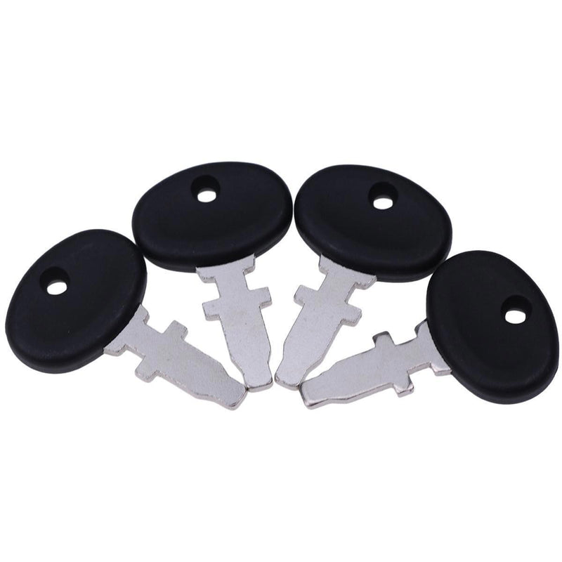 DURAFORCE 4Pcs Ignition Key TX10998 TX17477 for Long Tractor 310 320 445 560 610 2360 2510