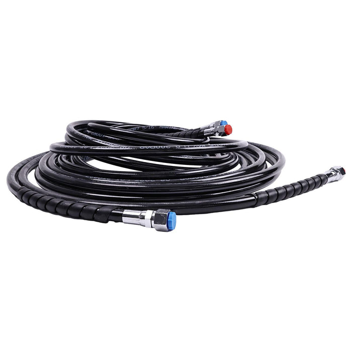 DURAFORCE Hydraulic Hose Kit HO5124 for SeaStar Outboard Steering Boat Teleflex Marine24ft
