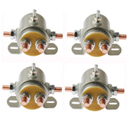 DURAFORCE 4Pcs Solenoid Relay Switch for Prestolite Ramsey Winch Golf Continuous Duty 12V