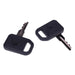 DURAFORCE 2 PACK KEYS AM131841 For John Deere For Gator 4X2 6X4 425 445 455 GT235 GT245